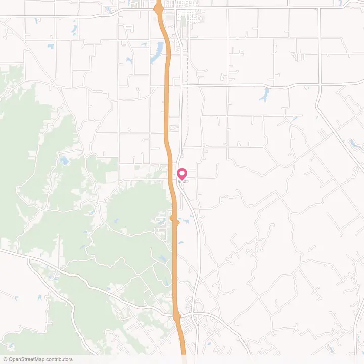 Map of the flower delivery area in Underwood, Indiana
