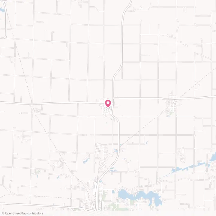 Map of the flower delivery area in Sandoval, Illinois