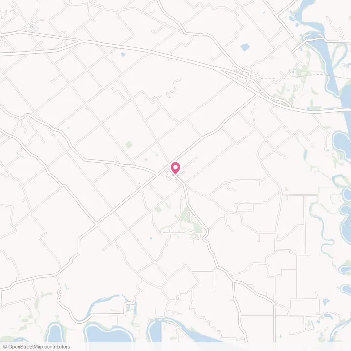 Map of the flower delivery area in Monroe City, Indiana