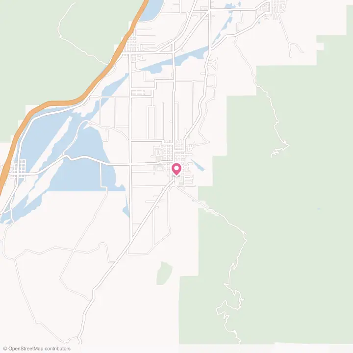 Map of the flower delivery area in Monroe, Utah