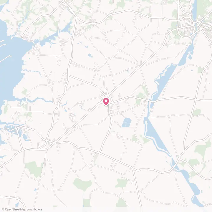 Map of the flower delivery area in Hurlock, Maryland