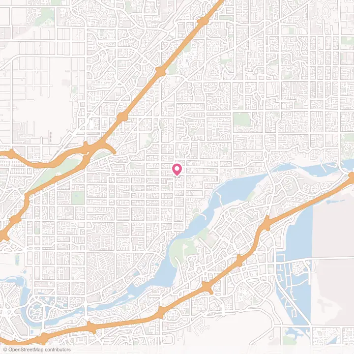 Map of the flower delivery area in Carmichael, California