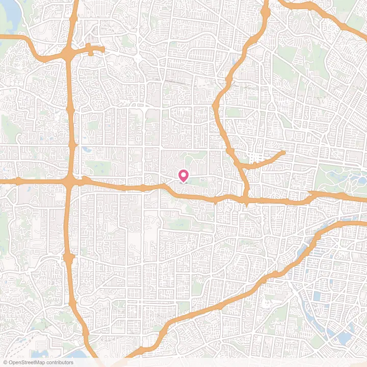 Map of the flower delivery area in Ladue, Missouri