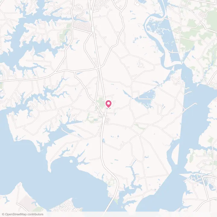 Map of the flower delivery area in Trappe, Maryland