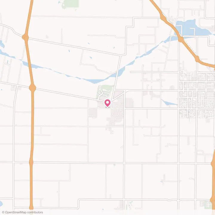 Map of the flower delivery area in Monument Hills, California