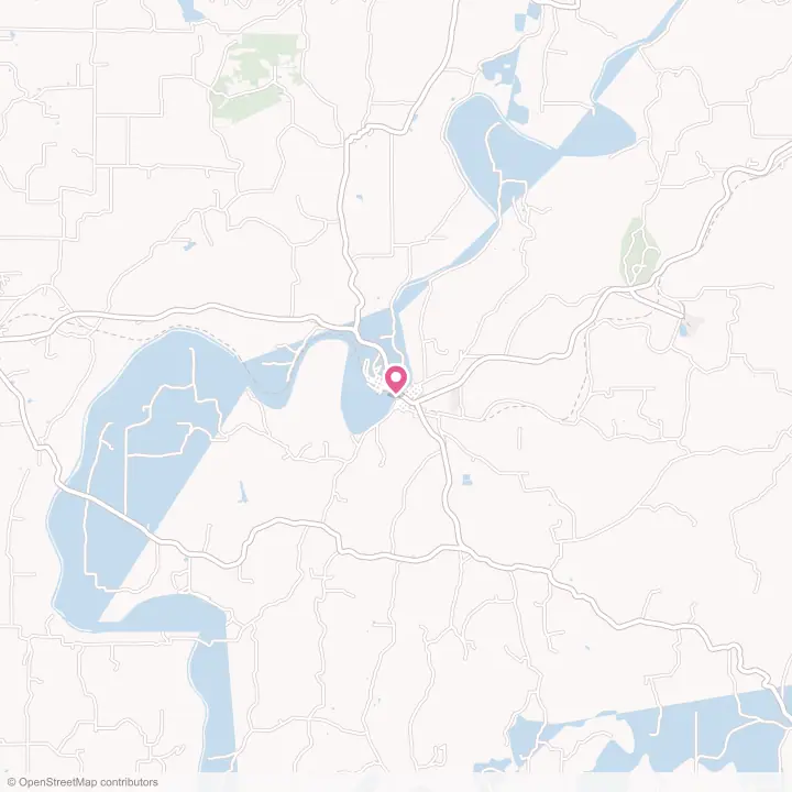 Map of the flower delivery area in Shoals, Indiana