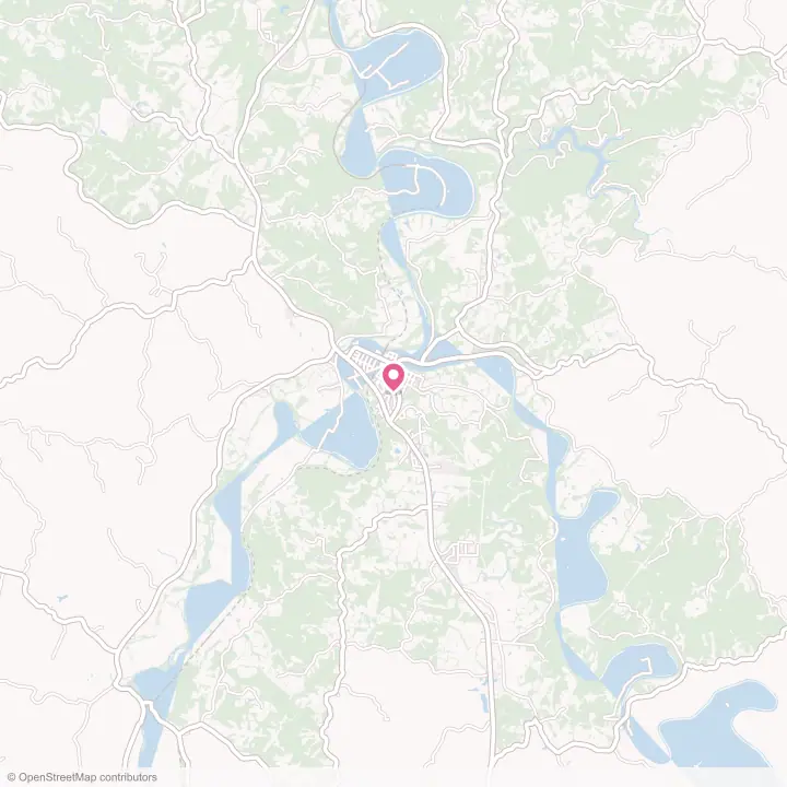 Map of the flower delivery area in Falmouth, Kentucky
