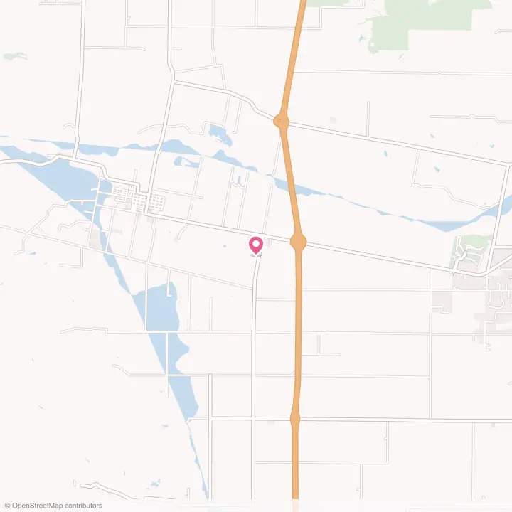 Map of the flower delivery area in Madison, California