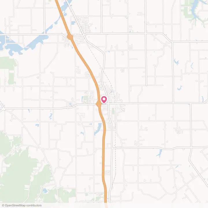 Map of the flower delivery area in Scottsburg, Indiana