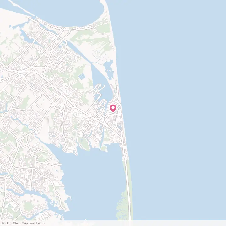 Map of the flower delivery area in Rehoboth Beach, Delaware