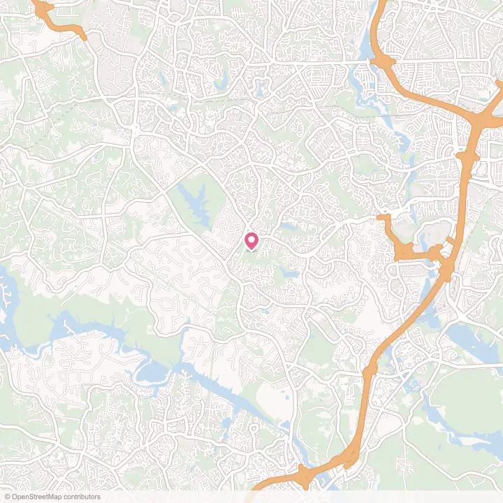 Map of the flower delivery area in South Run, Virginia