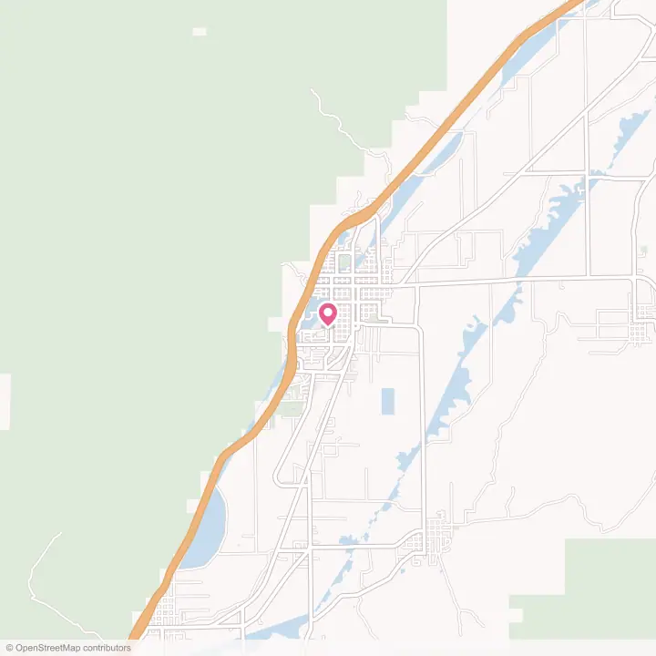 Map of the flower delivery area in Richfield, Utah