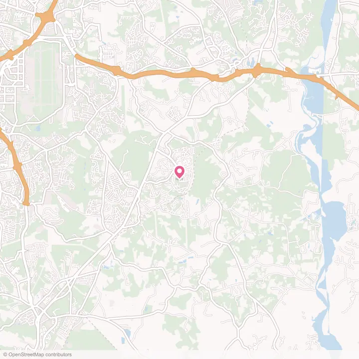 Map of the flower delivery area in Marlton, Maryland