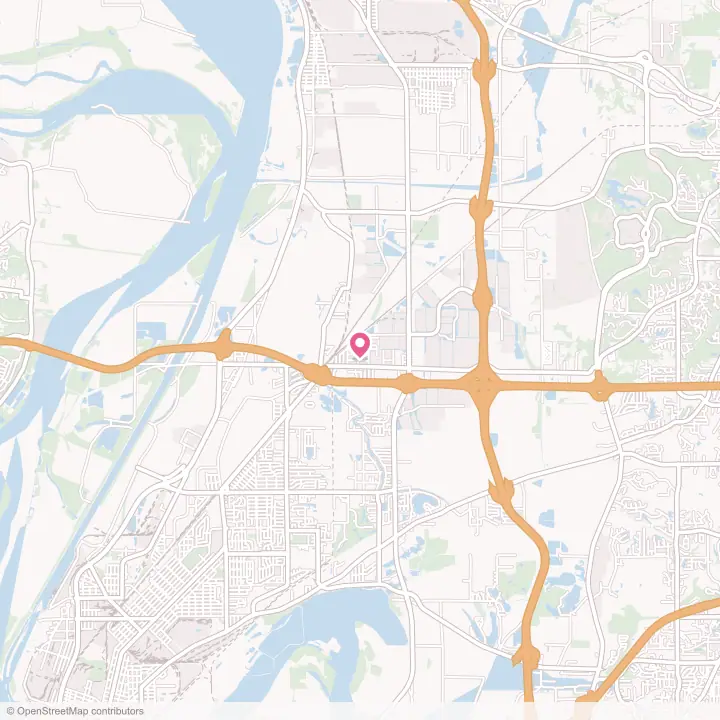 Map of the flower delivery area in Mitchell, Illinois
