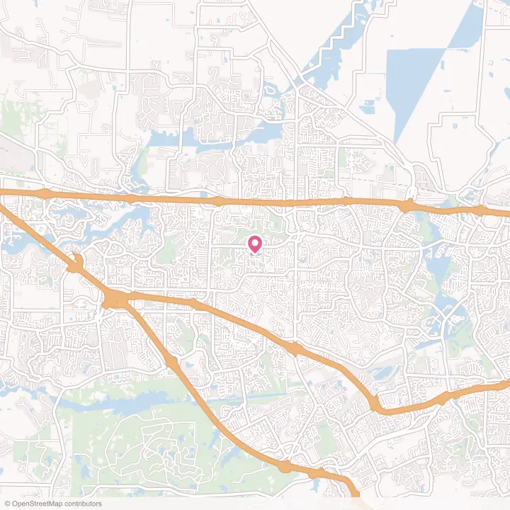Map of the flower delivery area in O'Fallon, Missouri