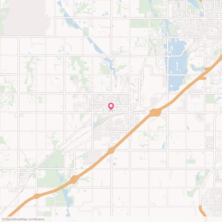 Map of the flower delivery area in Gardner, Kansas