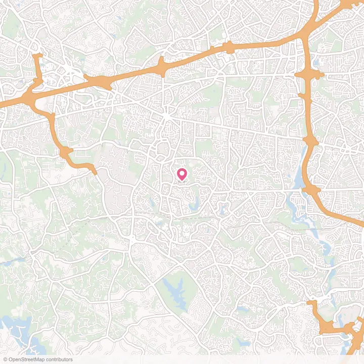 Map of the flower delivery area in Kings Park West, Virginia