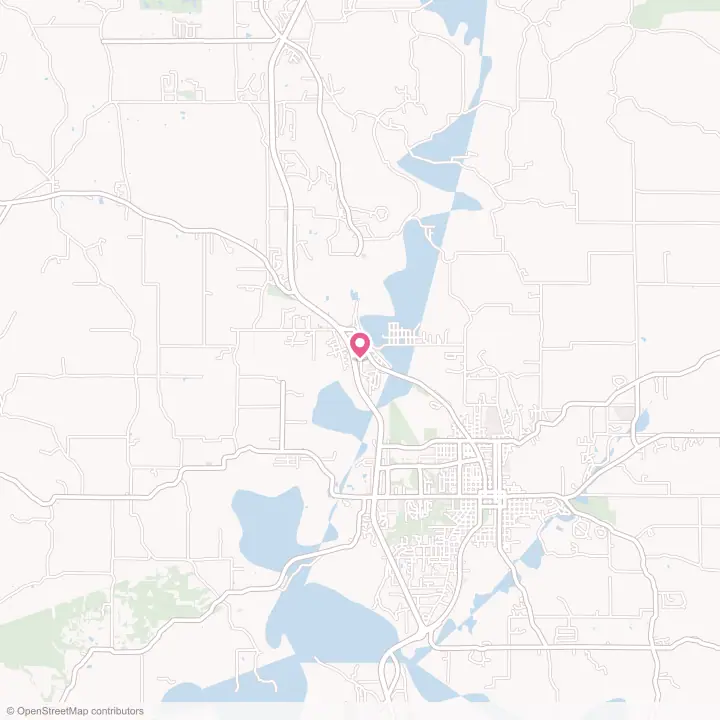 Map of the flower delivery area in Oolitic, Indiana