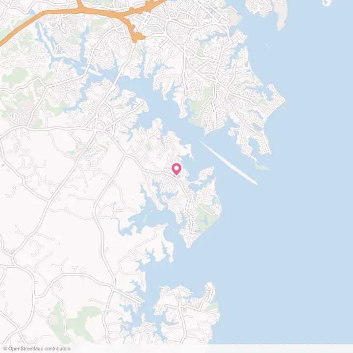 Map of the flower delivery area in Mayo, Maryland
