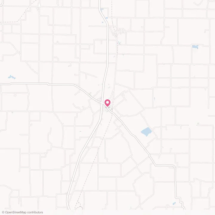 Map of the flower delivery area in Carlisle, Indiana