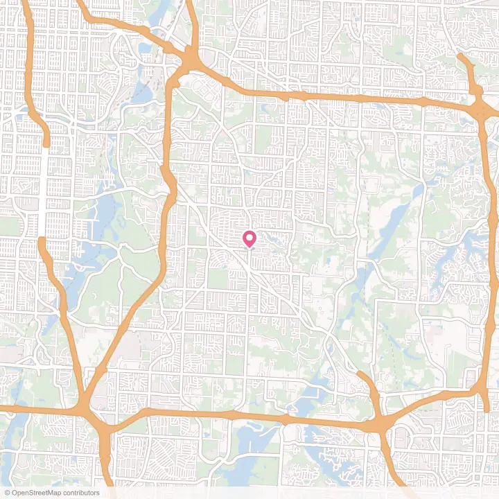 Map of the flower delivery area in Raytown, Missouri