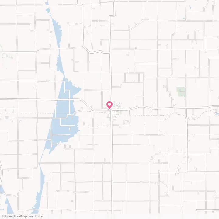 Map of the flower delivery area in Oblong, Illinois