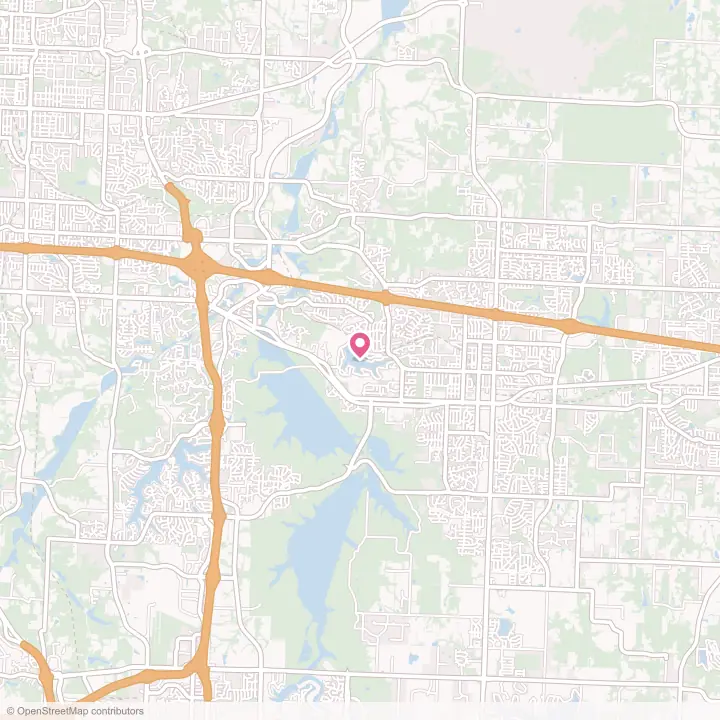 Map of the flower delivery area in Lake Tapawingo, Missouri