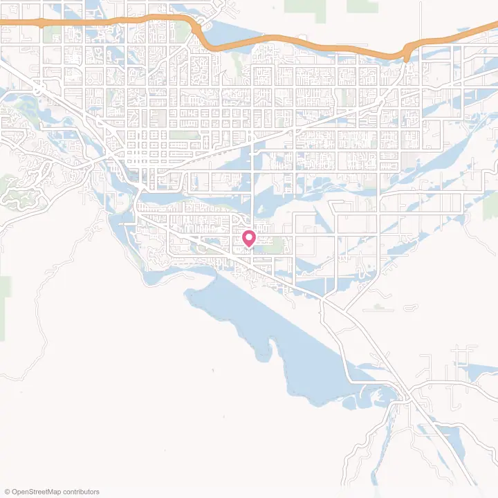 Map of the flower delivery area in Orchard Mesa, Colorado