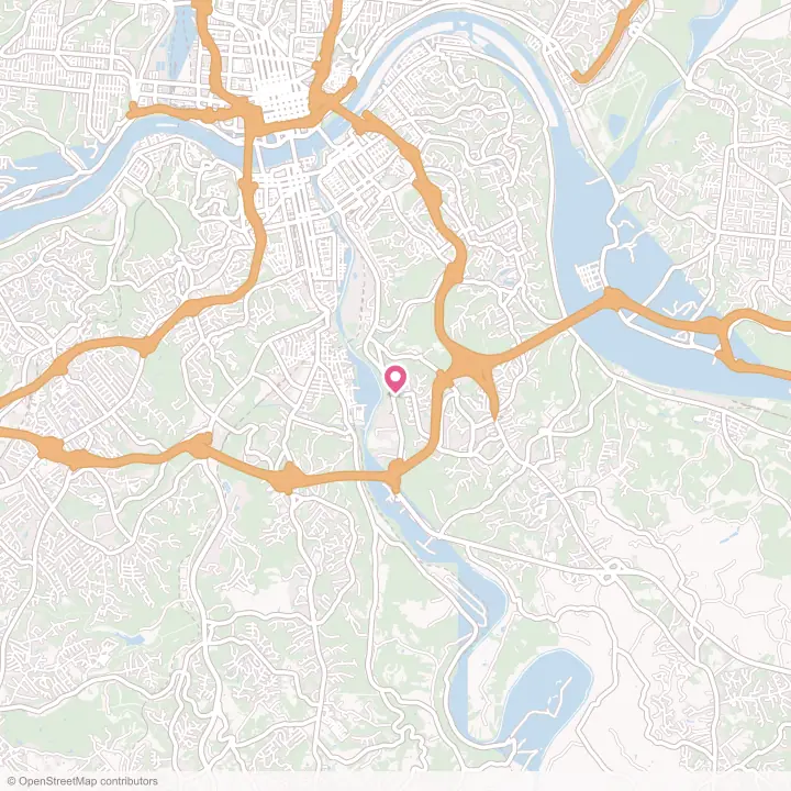 Map of the flower delivery area in Wilder, Kentucky