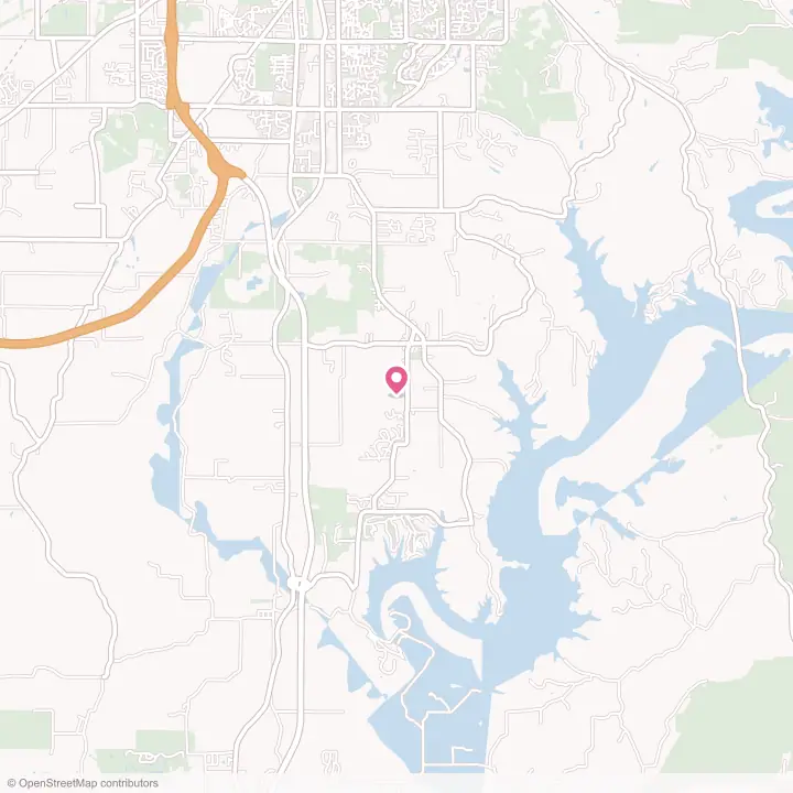 Map of the flower delivery area in Smithville-Sanders, Indiana