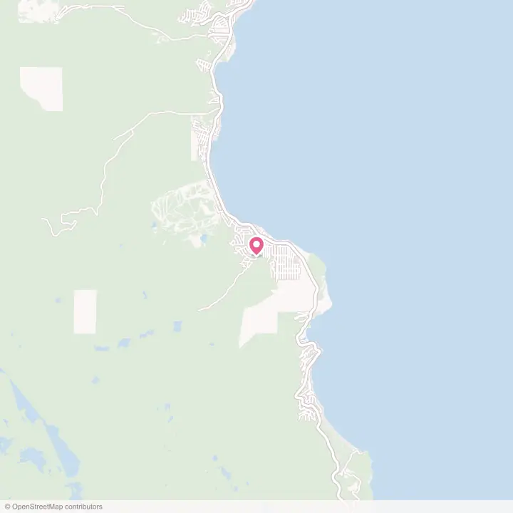 Map of the flower delivery area in Tahoma, California