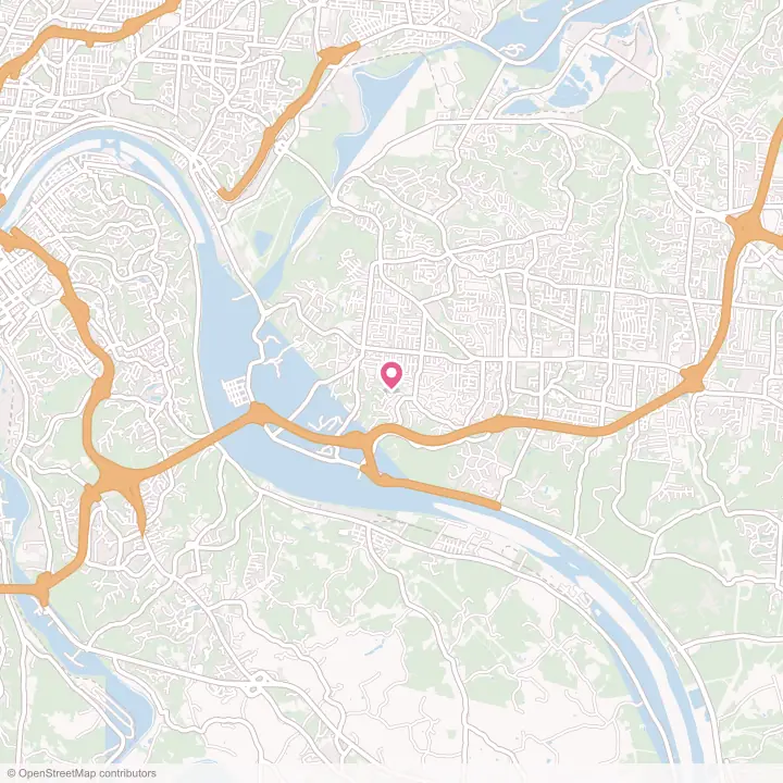 Map of the flower delivery area in Salem Heights, Ohio