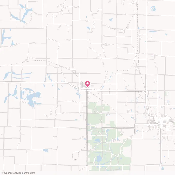 Map of the flower delivery area in Dugger, Indiana
