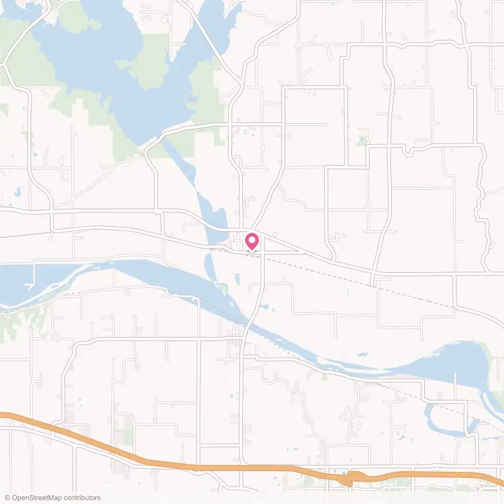 Map of the flower delivery area in Perry, Kansas