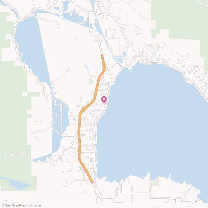 Map of the flower delivery area in North Lakeport, California