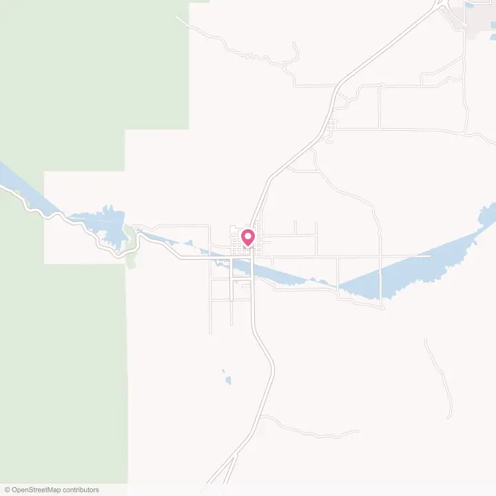 Map of the flower delivery area in Ferron, Utah