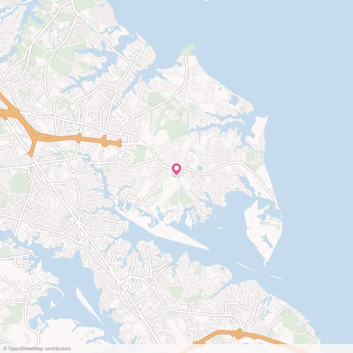 Map of the flower delivery area in Lake Shore, Maryland