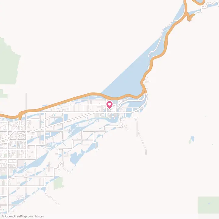Map of the flower delivery area in Palisade, Colorado