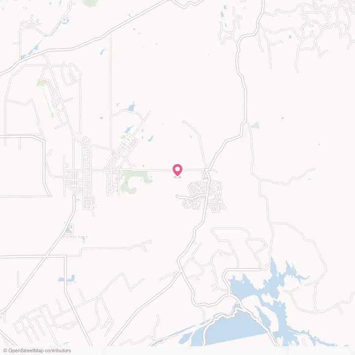 Map of the flower delivery area in Beale AFB, California
