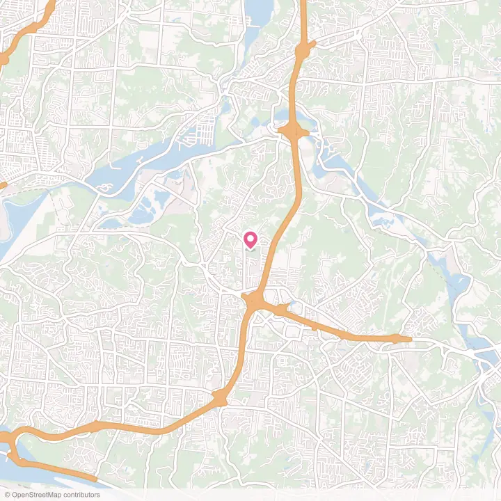 Map of the flower delivery area in Summerside, Ohio