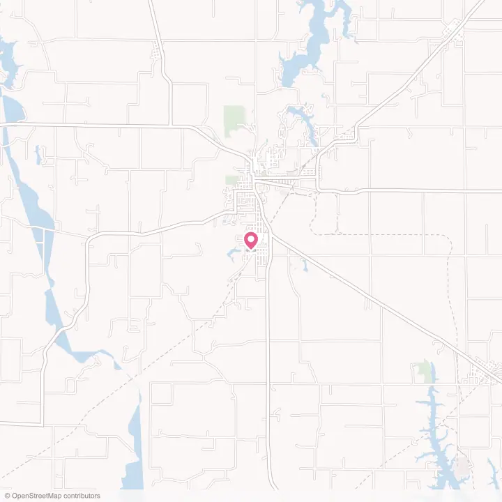 Map of the flower delivery area in Taylor Springs, Illinois