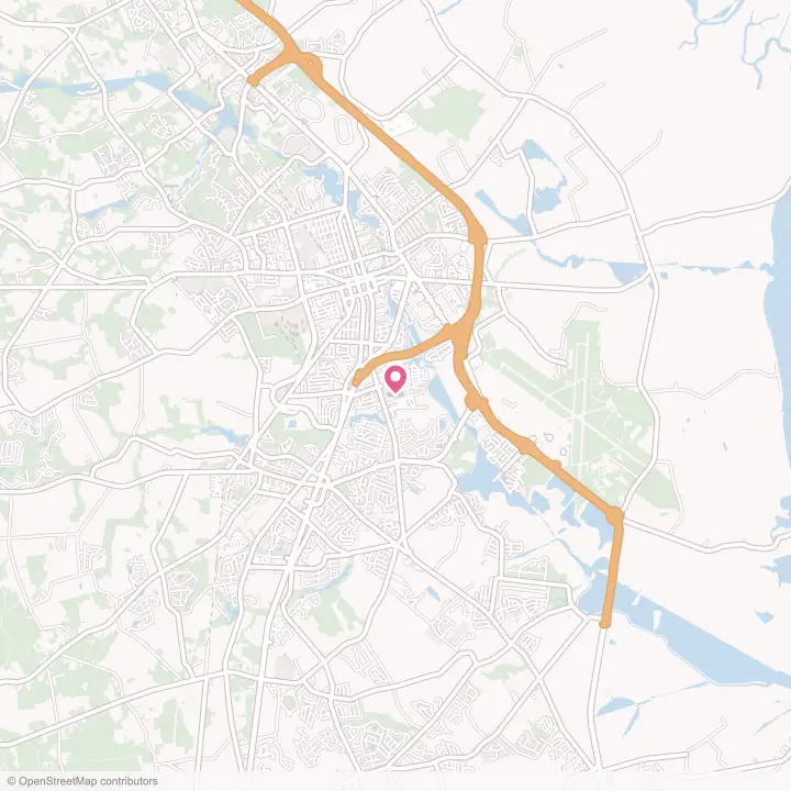 Map of the flower delivery area in Kent Acres, Delaware