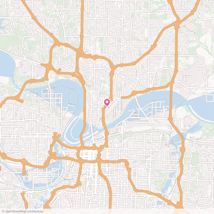 Map of the flower delivery area in North Kansas City, Missouri