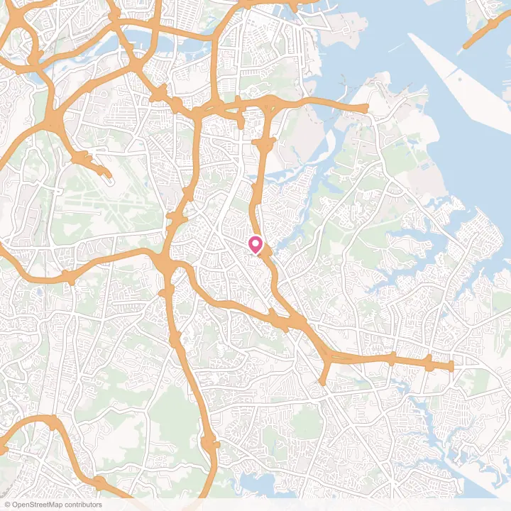 Map of the flower delivery area in Glen Burnie, Maryland