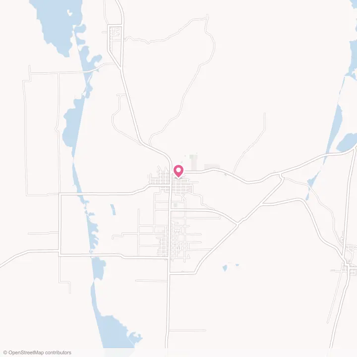 Map of the flower delivery area in Gunnison, Utah
