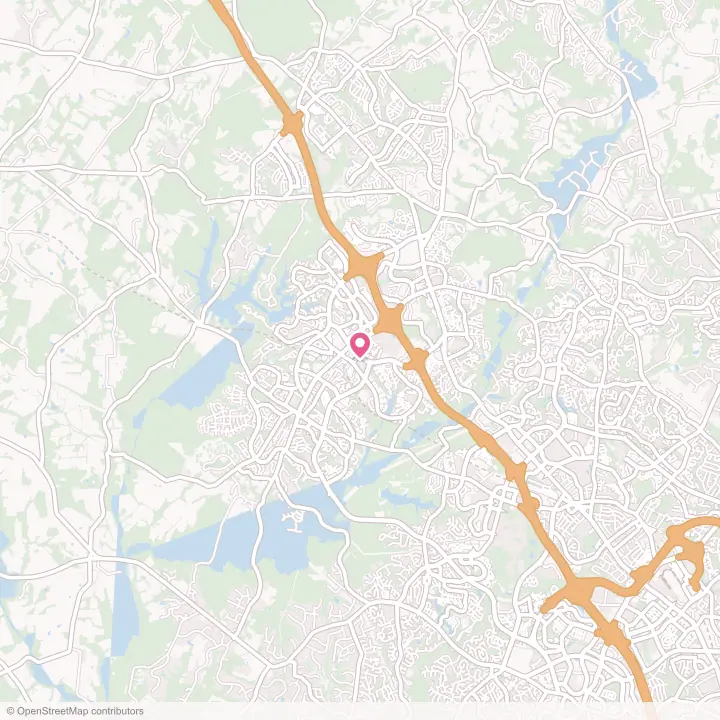 Map of the flower delivery area in Germantown, Maryland