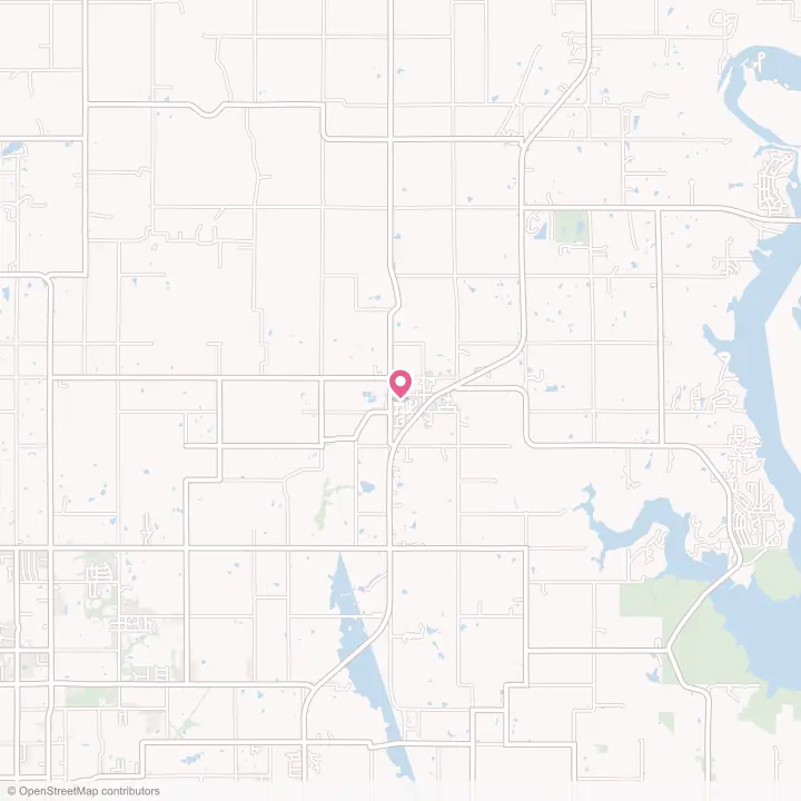Map of the flower delivery area in Meriden, Kansas