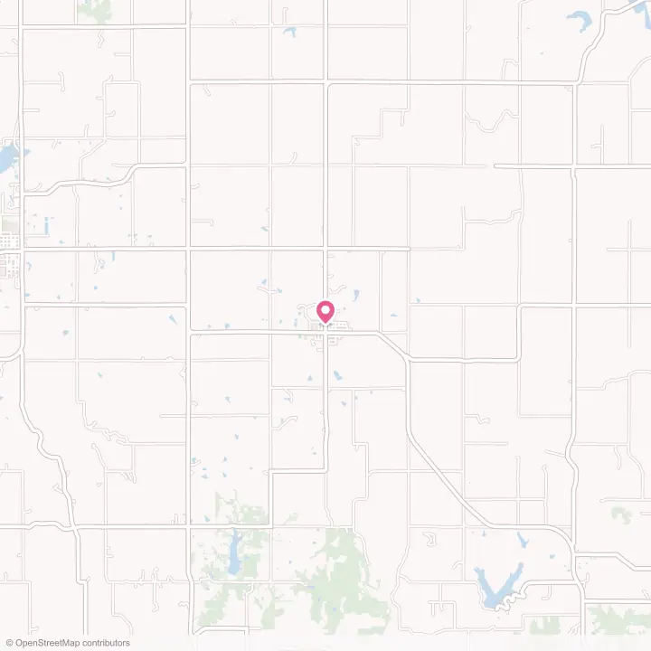 Map of the flower delivery area in McLouth, Kansas