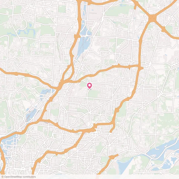 Map of the flower delivery area in Amberley, Ohio