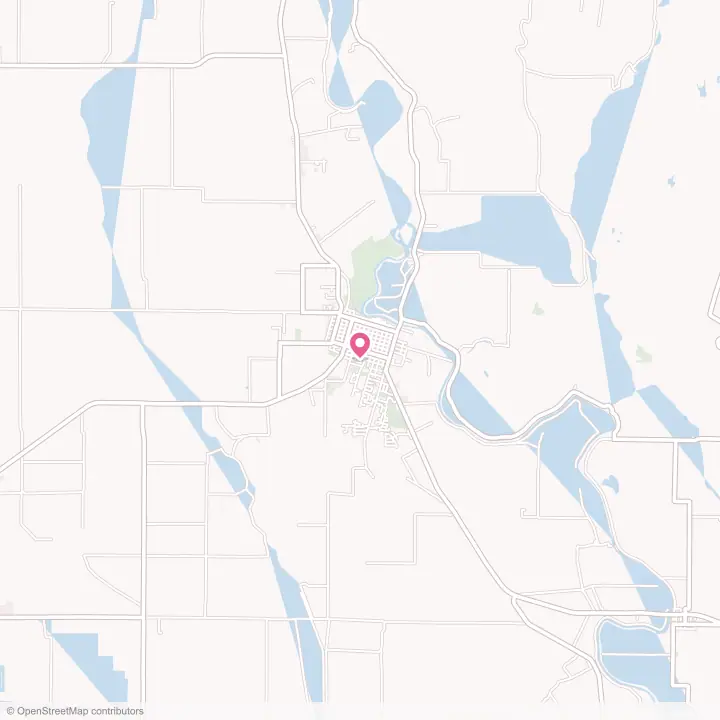 Map of the flower delivery area in Colusa, California